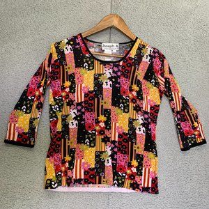Joseph A. Large Casual Women Pattern Shirt